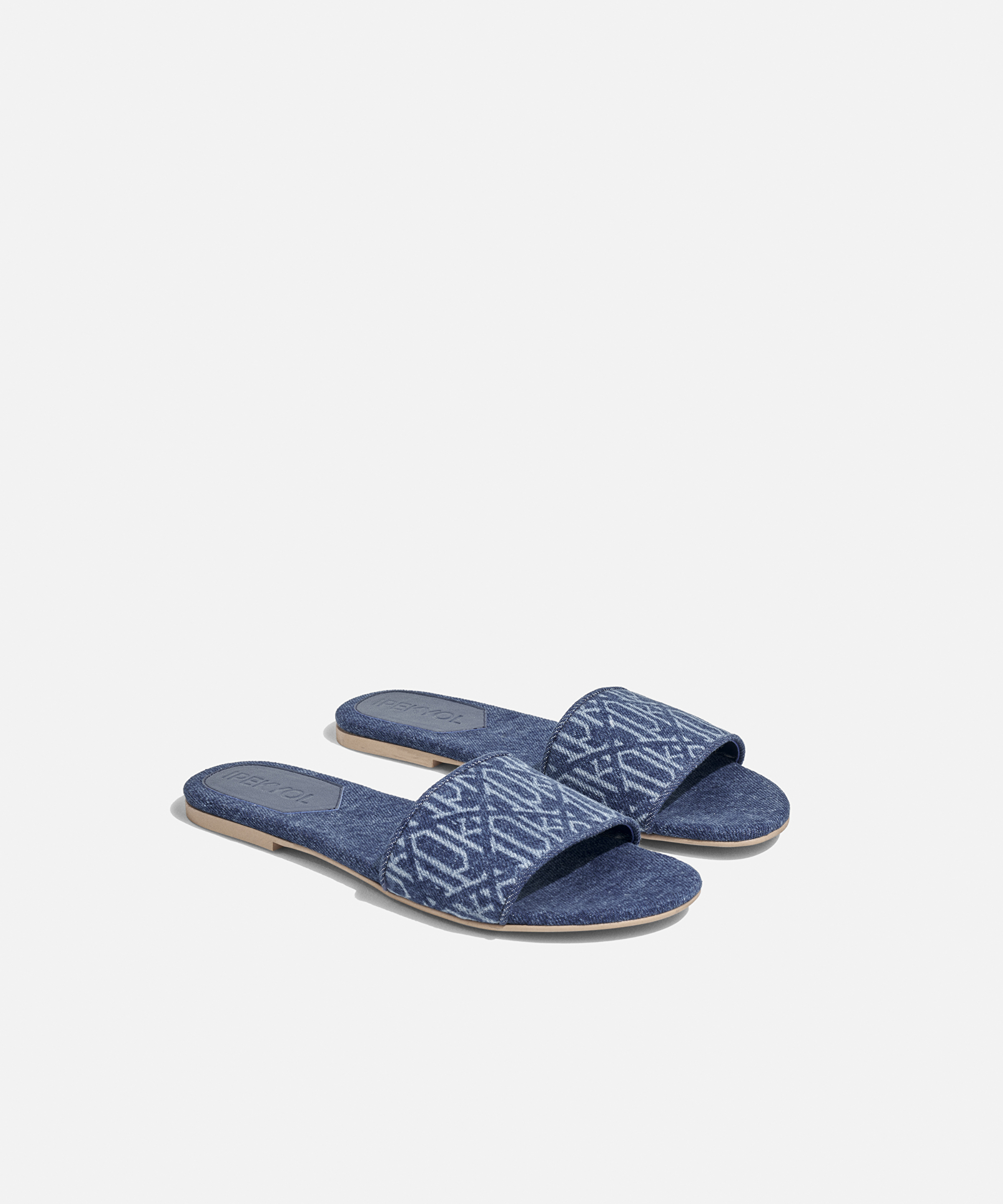 Monogram denim terlik_1